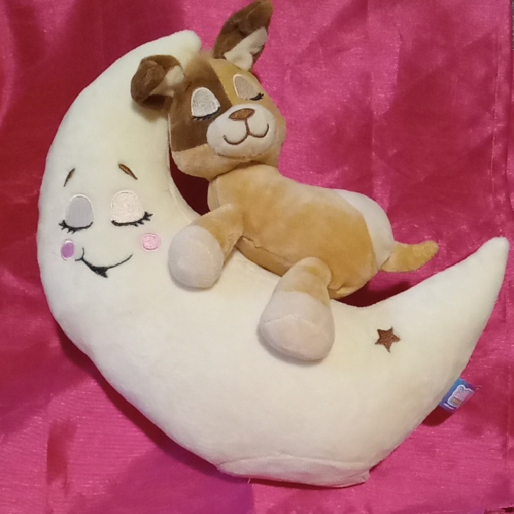 Lullabrites Moon Pets Light Up Musical Plush Adorable Christmas